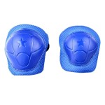 Set protectie complet, genunchiere, cotiere, incheieturi, culoare albastru, model CSP01